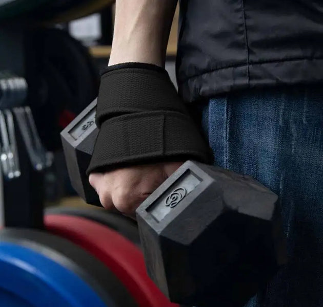 Lifting Straps 2-Piece Non-Slip, Wrist & Barbell Grip Support for Weightlifting and Gym Training