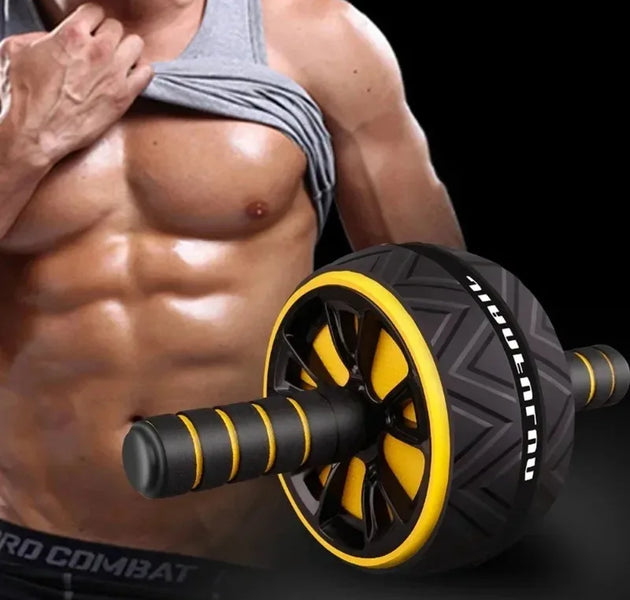 Exercise Fitness Abdominal Roller Noiseless Slimming Core Trainer for Men and Women