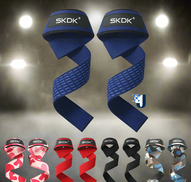 Weightlifting Wrist Straps 1 Pair, Anti-Slip Silicone Lifting Grips for Strength Training, Gym, and Wrist Support