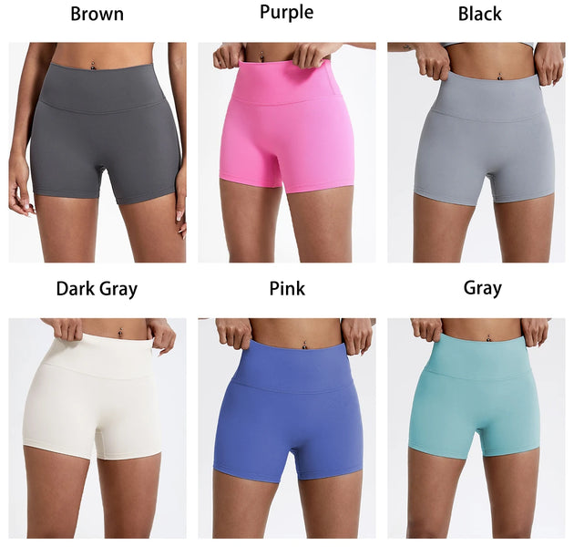 Women’s High Waist Sports Shorts Lift Gym Leggings Cycling Slim Fit Workout and Yoga Shorts