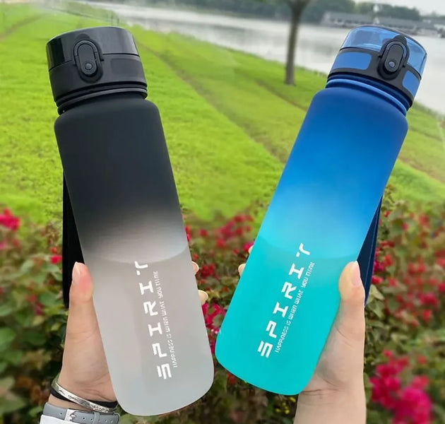 Water Bottle 500ML/1000ML Motivational Sports  – Leak-Proof, Reusable & Portable for Gym and also use for Travel & Outdoor
