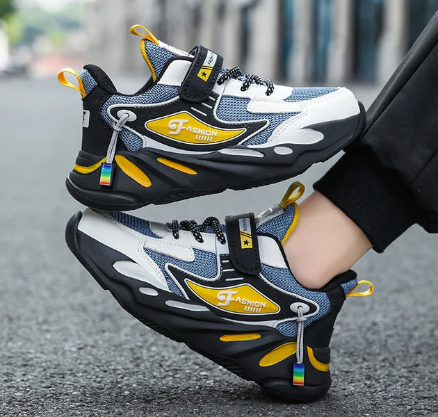 Youth Mesh Sports Sneakers Breathable Running & Casual Shoes for Boys and Girls (Sizes up to 40)