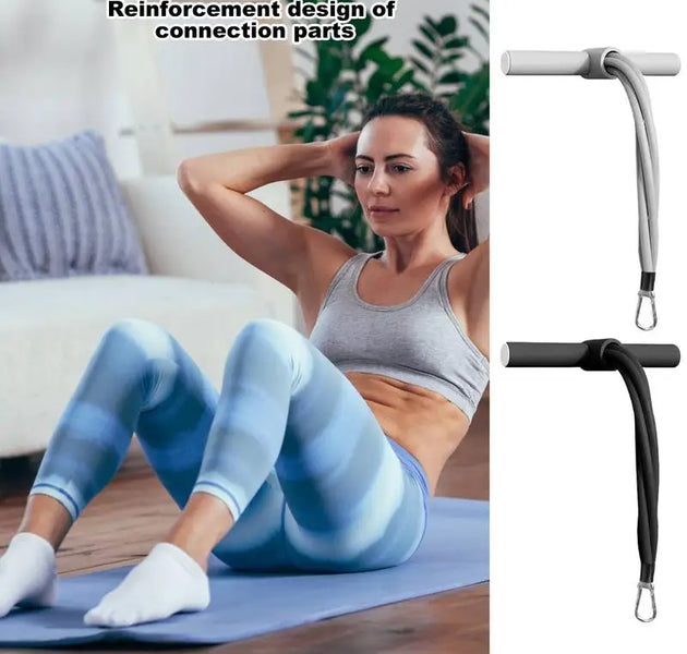 Portable Pilates Resistance Rope – Elastic Latex Tension Band for Full-Body Home Fitness & Strength Training