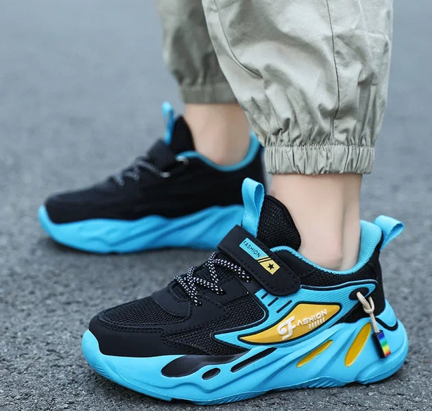 Youth Mesh Sports Sneakers Breathable Running & Casual Shoes for Boys and Girls (Sizes up to 40)