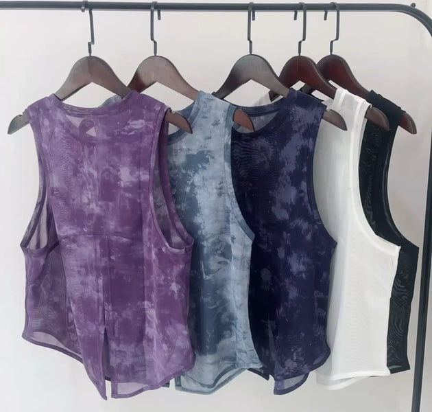 Women’s Quick Dry Sports Vest Loose Fit Sleeveless Gym wear Top with Mesh Back for Running, Yoga, and Fitness