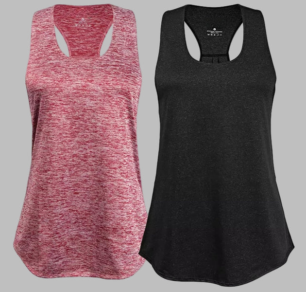Women’s Sleeveless Yoga Shirt Quick Dry Running Tank Top Fitness Gym Workout Vest